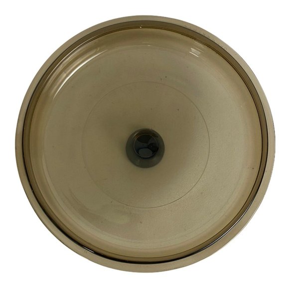 Pyrex Visions Glass Lid P83C Replacement Pot Lid Amber Brown - Picture 10 of 11